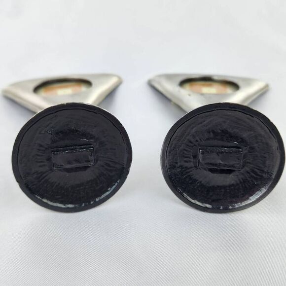 🔸️NWT Mi Amore  Pewter Martini Glass Shape Photo Frame Set of 2 - Picture 10 of 10